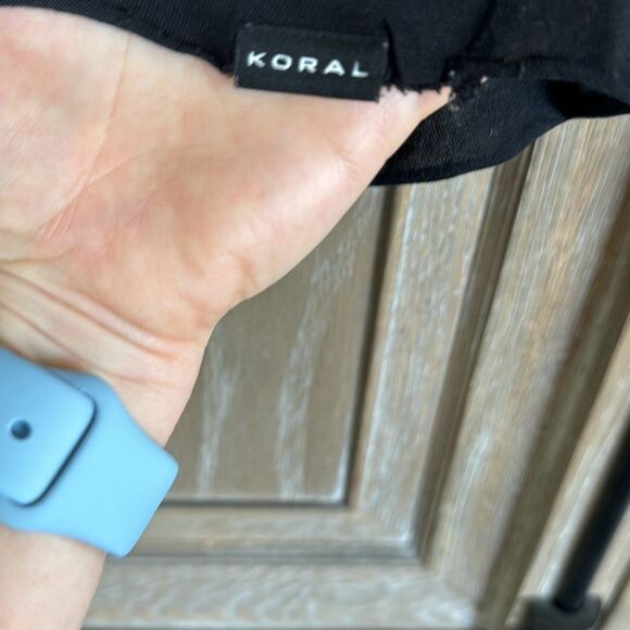 Koral Villa Mesh Racerback Tank Size Medium Black - Picture 8 of 14